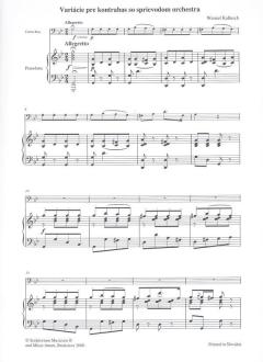 Variationen den Contra Bass mit begleitung des Orchesters Bm03 von Vladimir Godar 