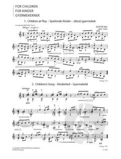 For Children 1 von Bela Bartók 