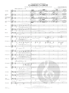 Gabriel's Oboe von Ennio Morricone 