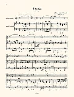5 Sonate per flauto traverso e basso continuo von Johann Joachim Quantz 