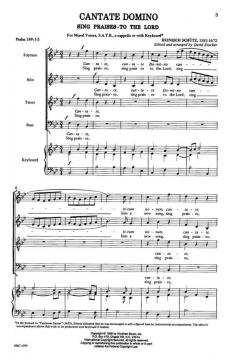 Cantate Domino von David Stocker 