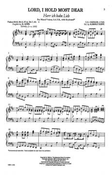 Lord, I Hold Most Dear von Johann Christian GeislerKarl Kope 
