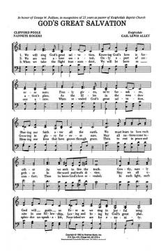 God's Great Salvation von Gail Lewis AlleyGail Lewis Alley 