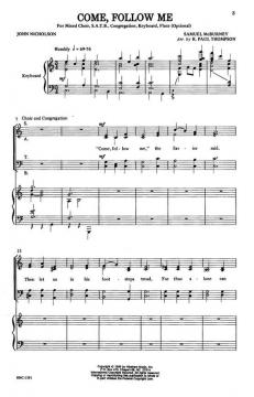 Come, Follow Me von Samuel McBurneyR. Paul Thompson 