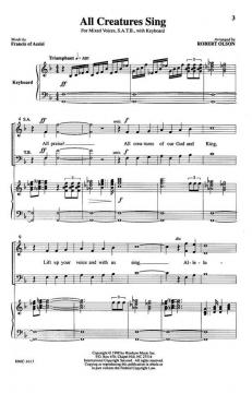 All Creatures Sing von Robert Olson 