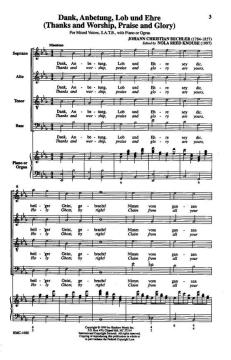 Thanks And Worship, Praise And Glory von J. BechlerJ. BechlerNola Reed Knouse 