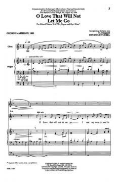 O Love That Will Not Let Me Go von David Schwoebel 