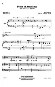 Psalm Of Assurance von Blake R. HensonBlake R. Henson 