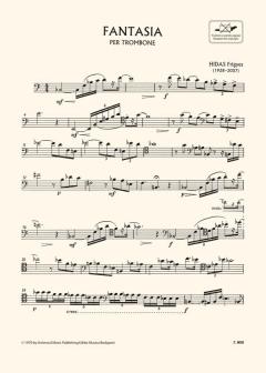 Fantasia per trombone von Frigyes Hidas 