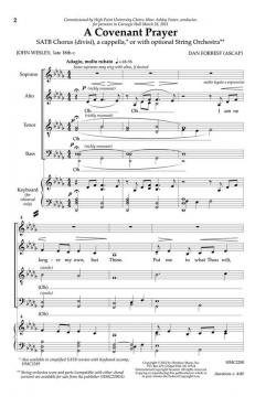 A Covenant Prayer (A Cappella) von Dan Forrest 