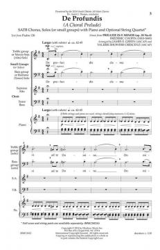De Profundis (A Choral Prelude) von Frédéric Chopin 