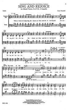 Sing And Rejoice von Knut Nystedt 