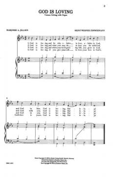 Three New Hymns von Heinz Werner Zimmermann 