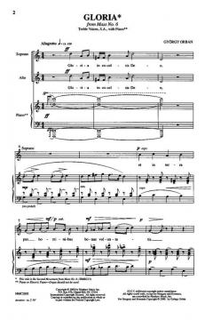 Gloria (From Mass #6) von György Orban 