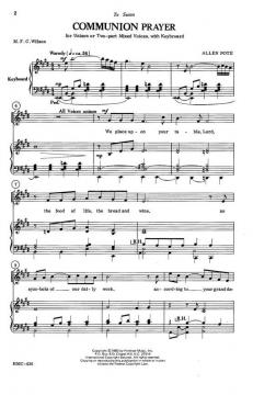 Communion Prayer von Allen Pote 