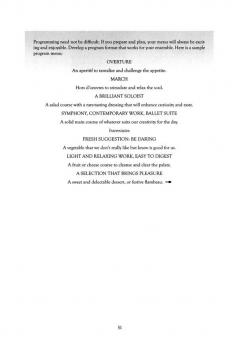 The Music Director's Cookbook 