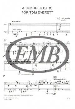 A Hundred Bars for Tom Everett (Andras Szollosy) 