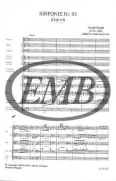 Symphony No. 92 in G Major von Joseph Haydn 
