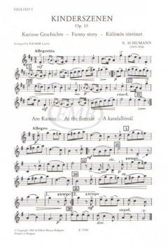4 kleine Kinderszenen aus op. 15 von Robert Schumann für Jugendorchester im Alle Noten Shop kaufen