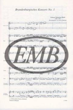 Brandenburgisches Konzert Nr. 1 BWV 1046 (J.S. Bach) 