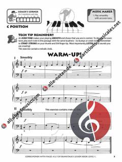 Beanstalk Basics For Piano Technique Book Level 1 von Cheryl Finn 