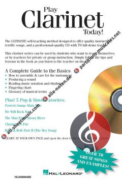 Play Clarinet Today Level 1 CD Package Book Trade Version 