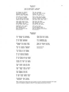 Favorite French Art Songs High Voice 