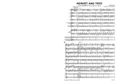 Menuet & Trio von Luigi Boccherini (Download) 