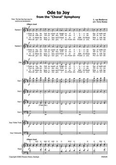 Ode To Joy von Ludwig van Beethoven 