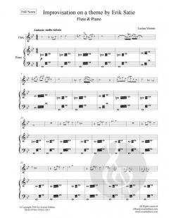 Improvisation on a theme by Erik Satie von Lucian Moraru 