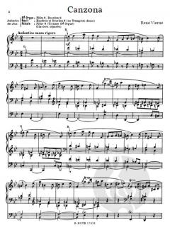 Canzona für Orgel von René Vierne im Alle Noten Shop kaufen