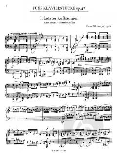 Fünf Klavierstücke op.47 von Hans Pfitzner im Alle Noten Shop kaufen
