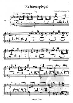 Krämerspiegel von Richard Strauss 