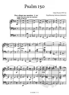 Psalm 150 von César Franck 