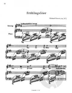 Sechs Lieder op.56 von Richard Strauss 