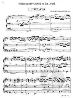 Sieben Improvisationen für Orgel op.36 von Surzynski, Mieczyslaw im Alle Noten Shop kaufen