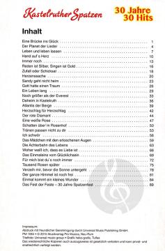 30 Jahre - 30 Hits von Kastelruther Spatzen 