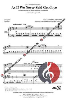 As If We Never Said Goodbye (Don Black) 