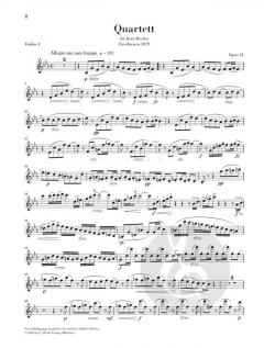 Streichquartett Es-dur op. 51 von Antonín Dvořák im Alle Noten Shop kaufen (Stimmensatz)