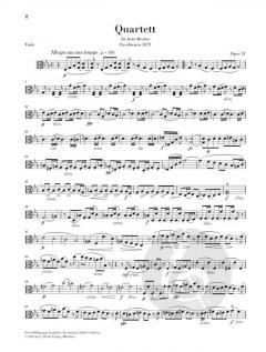 Streichquartett Es-dur op. 51 von Antonín Dvořák im Alle Noten Shop kaufen (Stimmensatz)