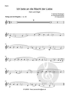 Ich bete an die Macht der Liebe von Dmitri Stepanowitsch Bortniansky (Download) 