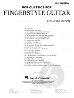Pop Classics for Fingerstyle Guitar - 2nd Edition 