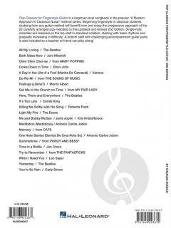 Pop Classics for Fingerstyle Guitar - 2nd Edition 
