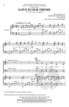 Love Is Our Theme von Joseph M. Martin (Download) 