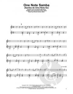 One Note Samba von Antonio Carlos Jobim (Download) 