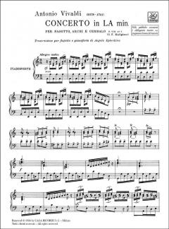 Concerto A Minor Bassoon And Piano Reduction RV497 (Antonio Vivaldi) 