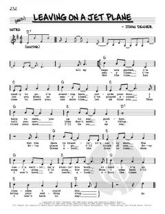 Leaving On A Jet Plane von Peter, Paul & Mary (Download) 