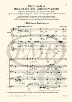 Chorwerke von Béla Bartók 