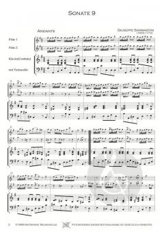 12 Sonaten - Band 3 von Giuseppe Sammartini 