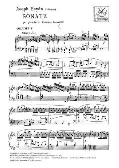 Sonate per Pianoforte Vol. 1 von Joseph Haydn 